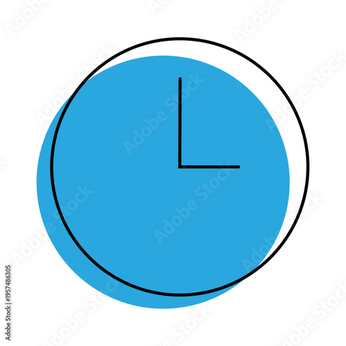 Time clock icon