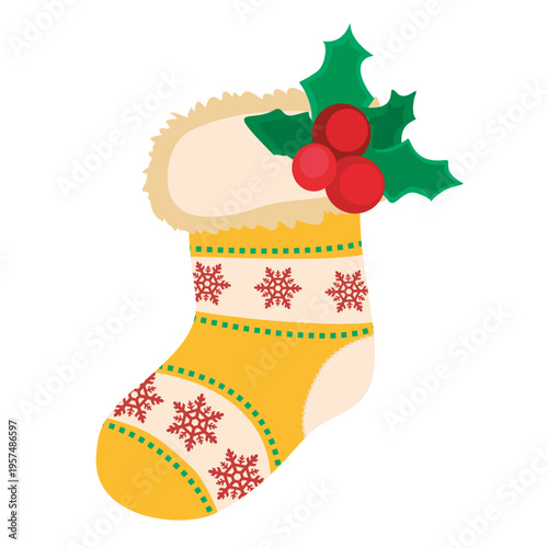 Yellow socks mistletoe