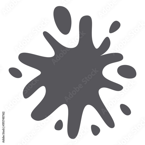 Paint splatter droplet splash