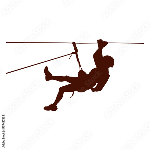 Climbing hang wire
