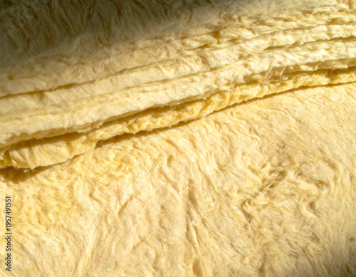 Insulation raw building material texture background