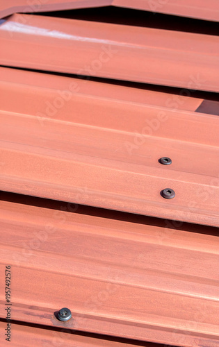 Raw metal sheets industrial stack