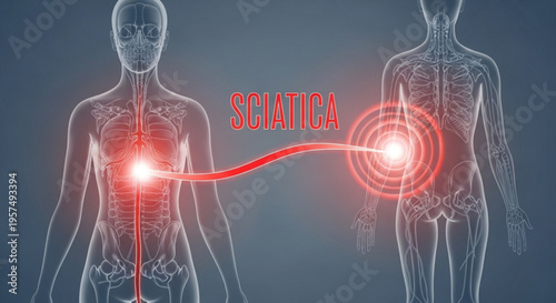 A 3D medical illustration featuring a blue human heart anatomy scan and skeletal bone structures highlighting spine health and medicine in a continuous loop