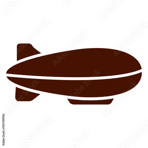 Zeppelin travel icon