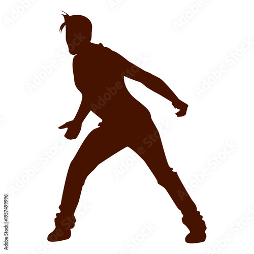 Man dancing silhouette 11