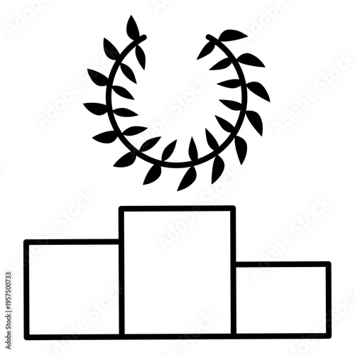 Racing podium winner