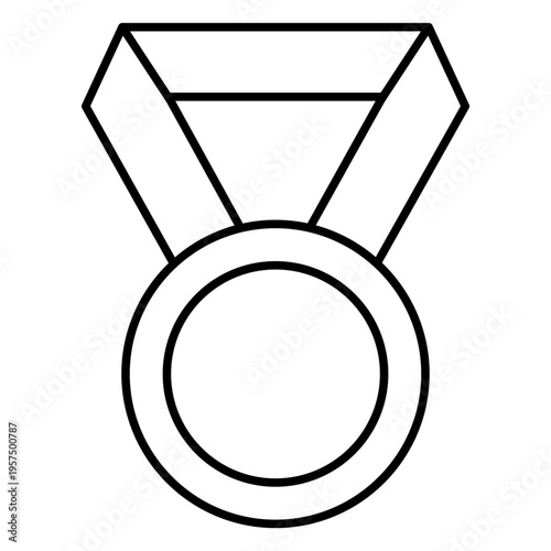 Trophy medal championship winner icon