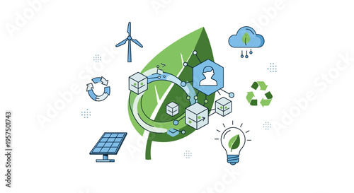 Sustainable Digital Ecosystem: Green Energy, Recycling, and Tech Innovation for Environmental Protection & Eco-Friendly Development