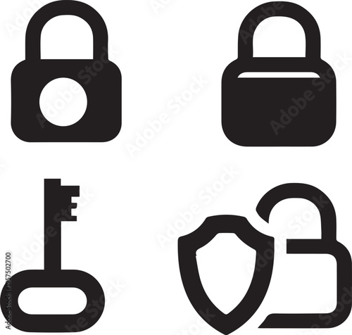 Lock Icon – Security, Privacy, Padlock, Protection, Safe, Closed, Locked, Shield, Access, Encrypted