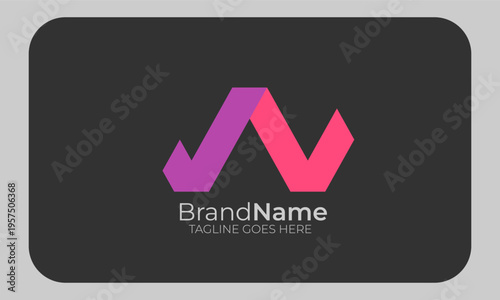 Logo Business Card Clean Minimal Name Card Design Template
