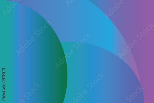 Abstract gradient blend of vibrant overlapping pastel circles