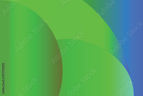 Gradient blend of green and blue hues creating a smooth transition effect