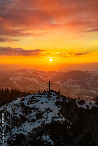 Sonnenaufgang Hochlantsch - Almenland - Teichalm - Oststeiermark - Steiermark - Österreich