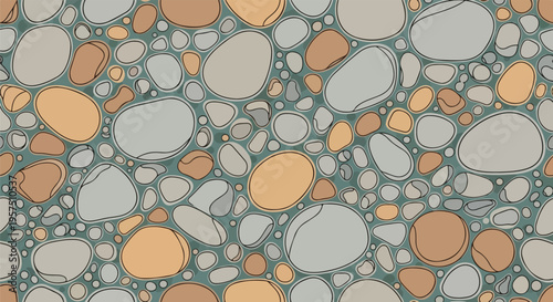 pebbles stones pattern background texture