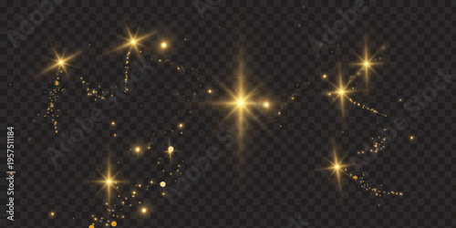 Golden background with a dust-like bokeh effect.