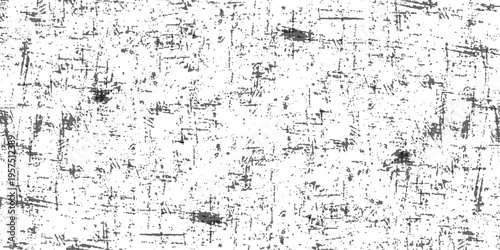 Black and white modern grunge style. Worn overlay texture. Abstract surface dust background concept and rough dirty wall. Worn, torn and weathered effect. Vector illustration, modern background.
