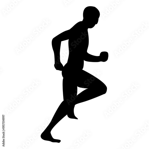 Man jogging sequence 2