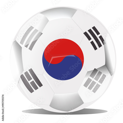 South korea football flag