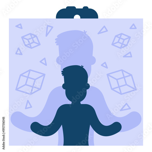 Virtual reality  Illusion  Simulation