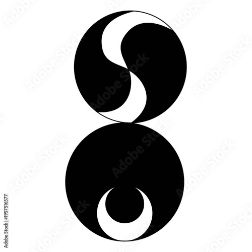 2 crop circles shapes