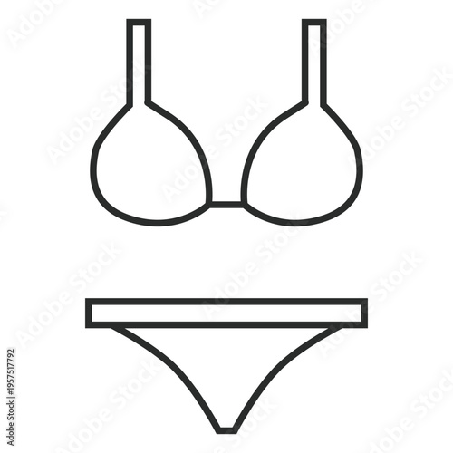 Stroke bikini underwear