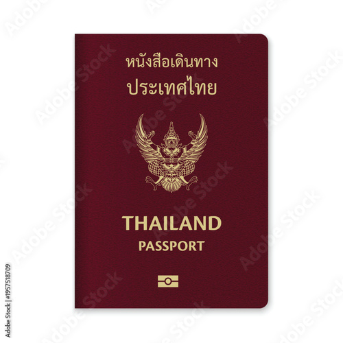 Thai passport official document