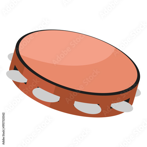 Tambourine illustration