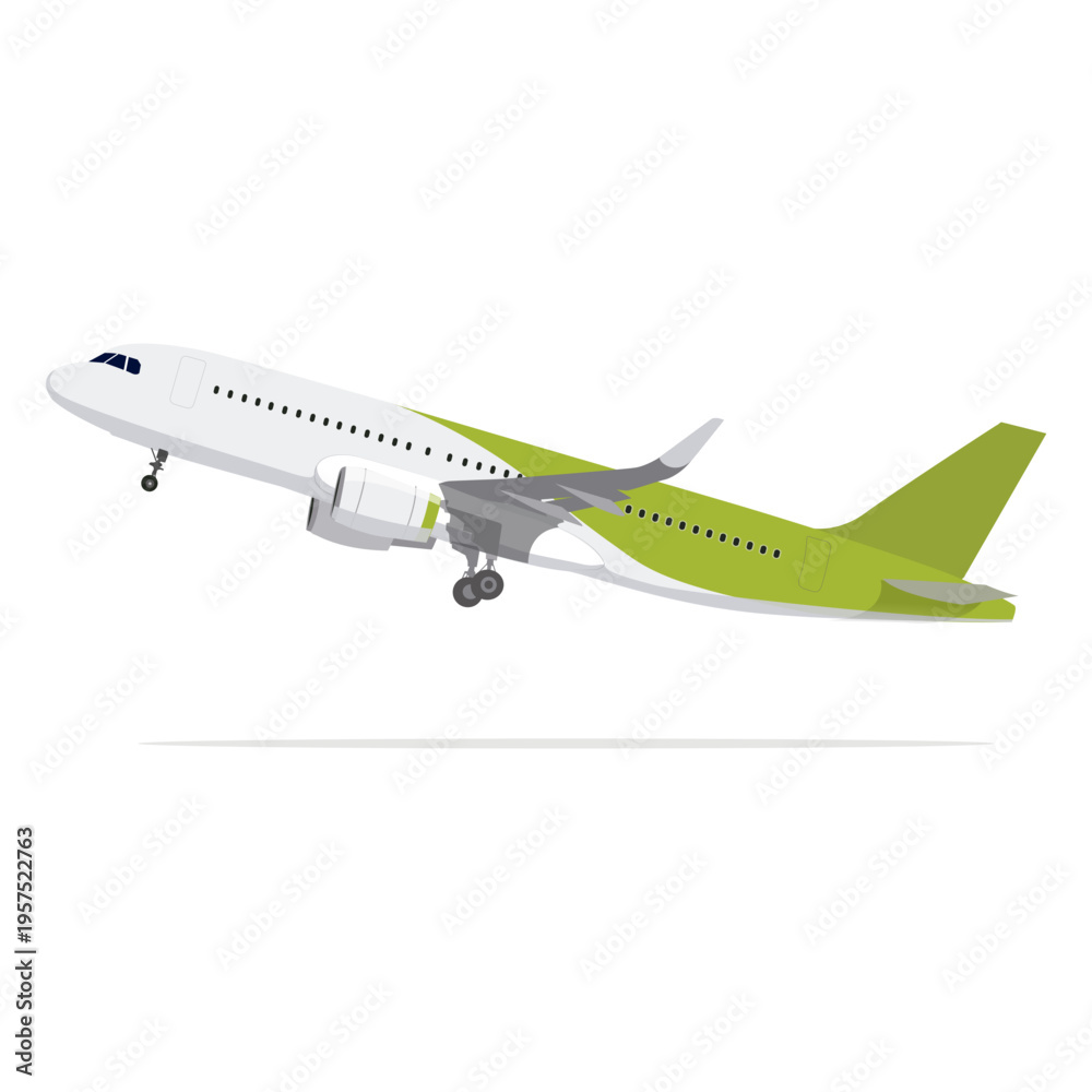 Obraz premium Airplane lifting off