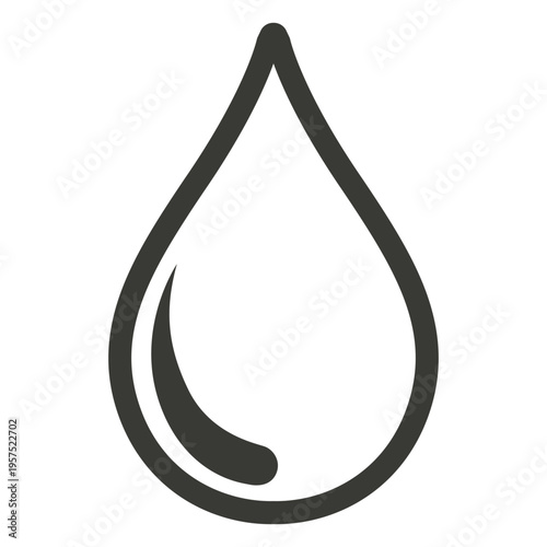 Waterdrop sharp glimpse stroke