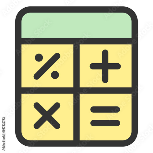 Calculator stroke icon