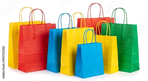 Colorful shopping bags