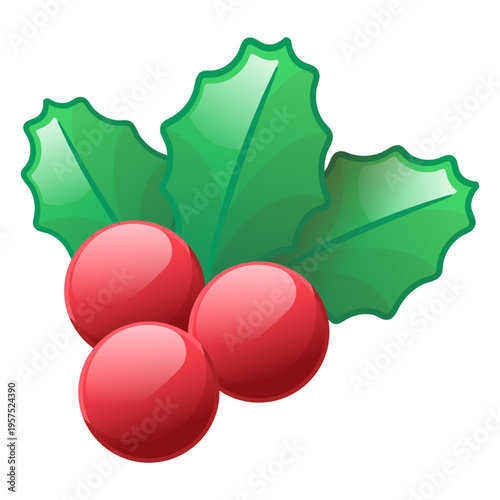 Shiny mistletoe icon