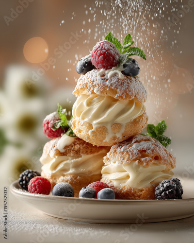 Wallpaper Mural Choux cream floating Torontodigital.ca