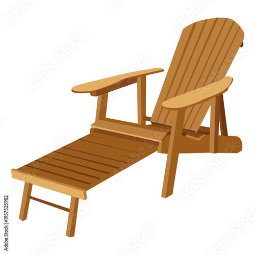 Adirondack lounge chair