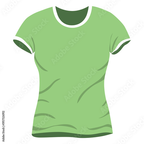 Green men t shirt icon