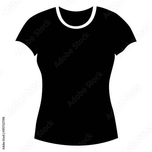 Men t shirt flat icon