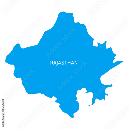 Rajasthan state map