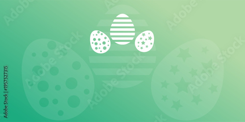 Digitally generated Various easter greetings vector