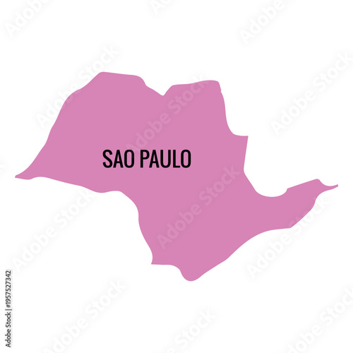 Sao paulo state map