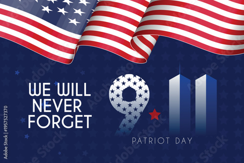 Patriotic tribute to 9 11