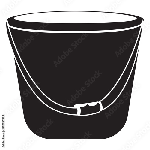Firefighter bucket icon