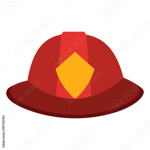 Firefighter hat icon