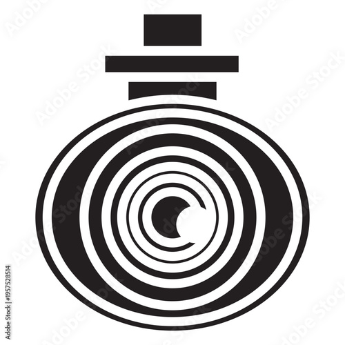 Video camera security flat icon