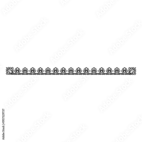 Decorative ornamental frame top