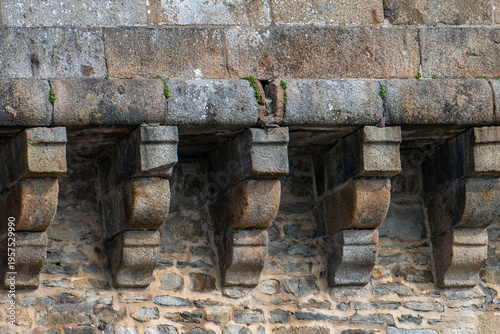 Fotografie machicoulis sur les remparts de Saint-Malo