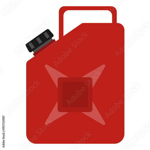 Spare fuel tank illustration