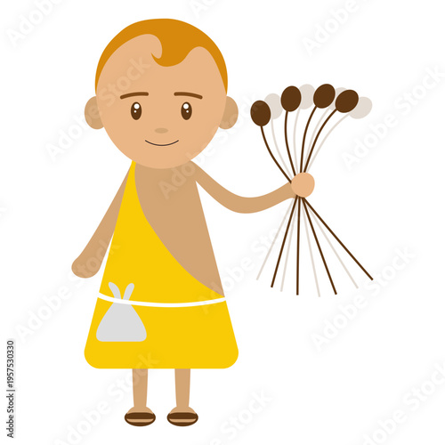 David character illustration