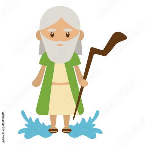 Jesus christ character illustration