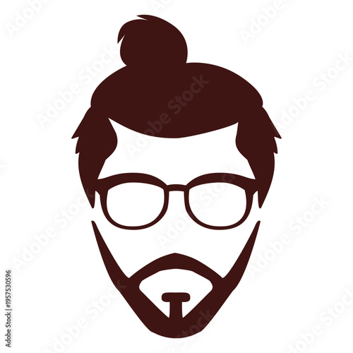Man bun icon