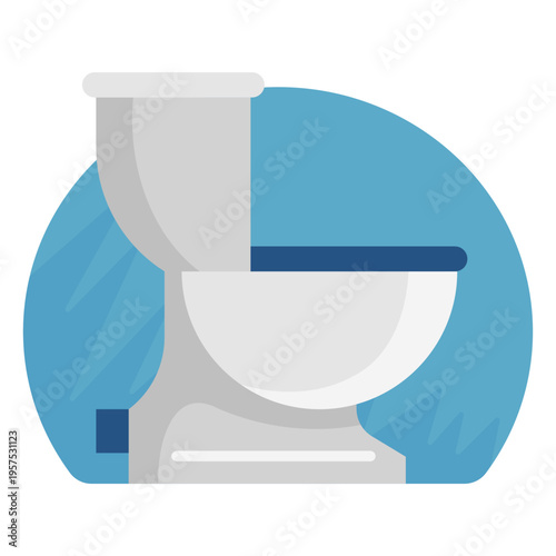 Flush toilet icon